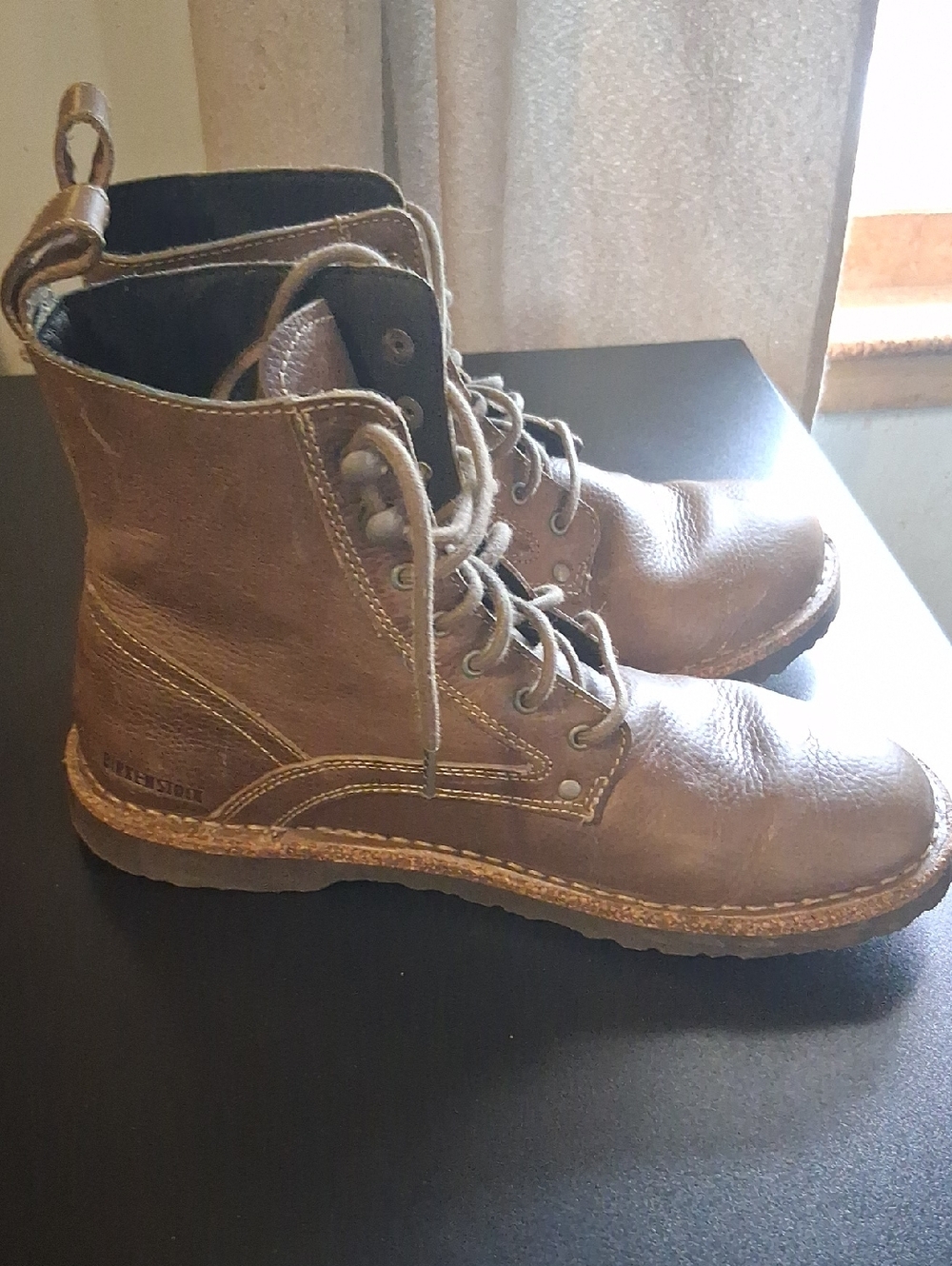 Birkenstock Brown Leather Lace-Up Men's Boots